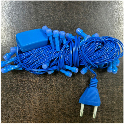 Anagh enterprises 36 LEDs 10.5 m Blue Steady Ball Rice Lights(Pack of 1)