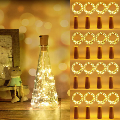 homely whimsy 20 LEDs 2 m White Steady String Rice Lights(Pack of 4)