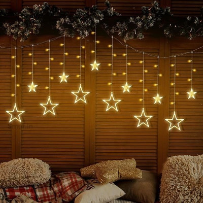 Riseup 138 LEDs 139 m Yellow Flickering, Steady Star Rice Lights(Pack of 1)