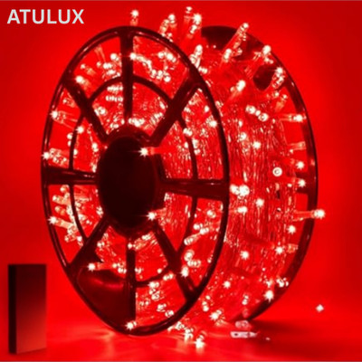 ATULUX 325 LEDs 39 m Red Steady String Rice Lights(Pack of 1)