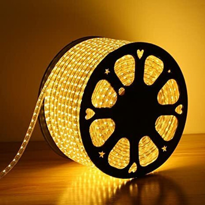 CANDLE 1440 LEDs 20 m Yellow Steady Strip Rice Lights(Pack of 1)