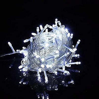 Shiv Shankar Sells 40 LEDs 10 m White Steady Strip Rice Lights(Pack of 1)
