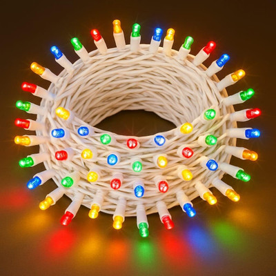 ELECRTIC ELITE 42 LEDs 15 m Multicolor Steady Bulb Rice Lights(Pack of 1)