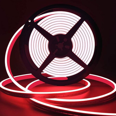 Baslash 600 LEDs 5 m Red Steady Strip Rice Lights(Pack of 1)