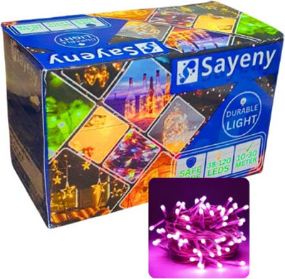 SAYENY 38 LEDs 13 m Pink Steady String Rice Lights(Pack of 1)