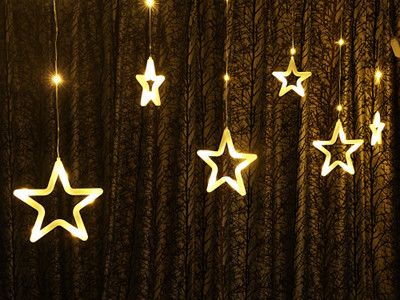 MIZUN 200 LEDs 4.5 m White Flickering Star Rice Lights(Pack of 1)