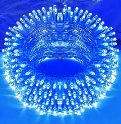 spark world 40 LEDs 11 m Blue Steady Bulb Rice Lights(Pack of 1)