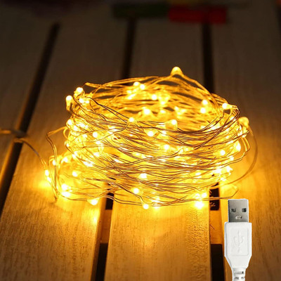 Ascension 60 LEDs 6.7 m Yellow Steady String Rice Lights(Pack of 4)