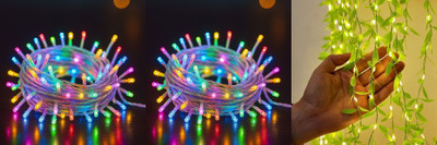 PKG 40 LEDs 11 m Multicolor Steady String Rice Lights(Pack of 3)