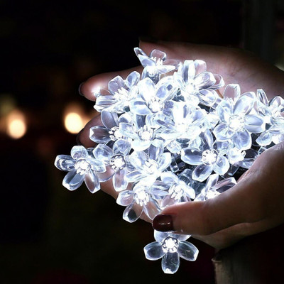 RaajaOutlets 40 LEDs 5.99 m White Steady Flower Rice Lights(Pack of 1)