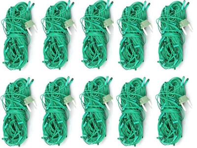 Local Charm 600 LEDs 8.99 m Green Steady String Rice Lights(Pack of 10)