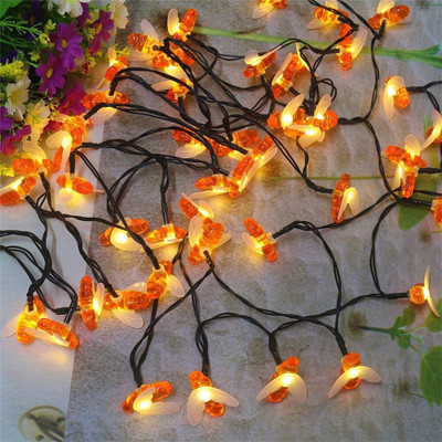WunderVoX 16 LEDs 2.43 m Orange Steady String Rice Lights(Pack of 1)