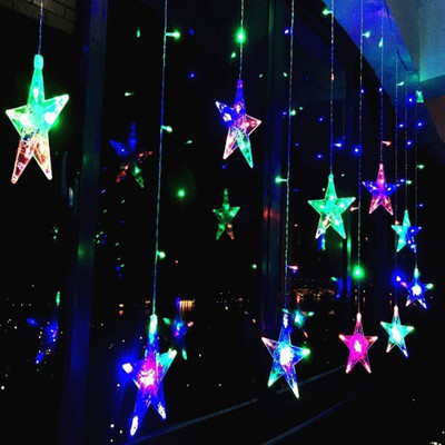 Techpunch 12 LEDs 3 m Multicolor Flickering Star Rice Lights(Pack of 1)