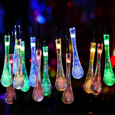 RaajaOutlets 20 LEDs 5.03 m Multicolor Steady Water Drop Rice Lights(Pack of 1)