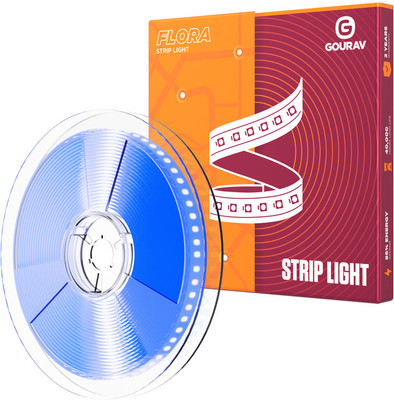 GOURAV 600 LEDs 5 m Blue Steady Strip Rice Lights(Pack of 1)