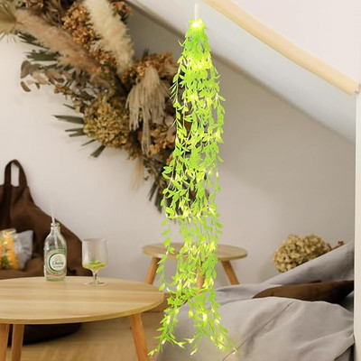inooBeam 180 LEDs 3.2 m Yellow Flickering Leaf Rice Lights(Pack of 1)