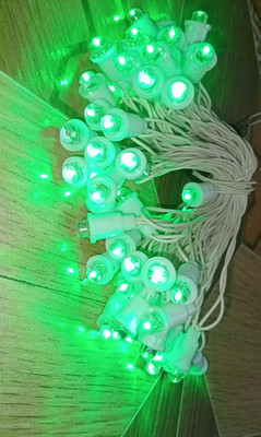 Shiv Shankar Sells 50 LEDs 10 m Green Steady Strip Rice Lights(Pack of 1)