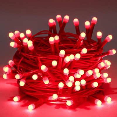Trust Ware 38 LEDs 12 m Red Steady String Rice Lights(Pack of 2)