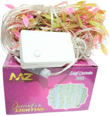 TRENDWAVE 200 LEDs 5 m Multicolor Color Changing, Flickering, Steady Leaf Rice Lights(Pack of 1)