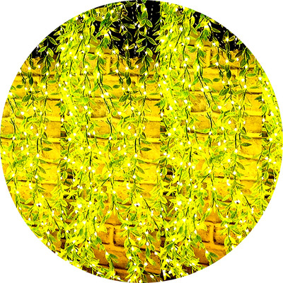SellRider 200 LEDs 3.5 m Yellow Flickering Leaf Rice Lights(Pack of 1)