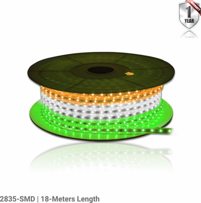 Geep 2160 LEDs 18 m Multicolor Steady Strip Rice Lights(Pack of 1)