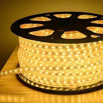 TheAce 360 LEDs 5 m Yellow Steady Strip Rice Lights(Pack of 1)