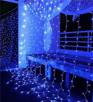 TECHGEAR 54 LEDs 20 m Blue Flickering Bulb Rice Lights(Pack of 1)