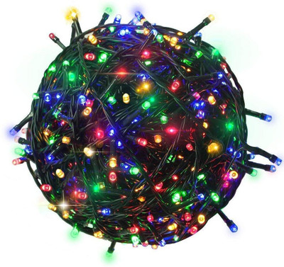 FUTURESTARRKK 40 LEDs 10 m Multicolor Color Changing String Rice Lights(Pack of 1)