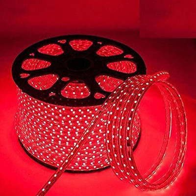 CIRAMA 216 LEDs 3 m Red Steady Strip Rice Lights(Pack of 1)