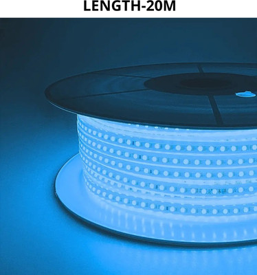 spark world 1200 LEDs 20 m Transparent Steady Strip Rice Lights(Pack of 1)