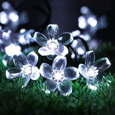 valora 40 LEDs 12 m White Steady Flower Rice Lights(Pack of 1)