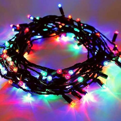 ONIX DELIGHT 40 LEDs 15 m Multicolor Flickering String Rice Lights(Pack of 1)