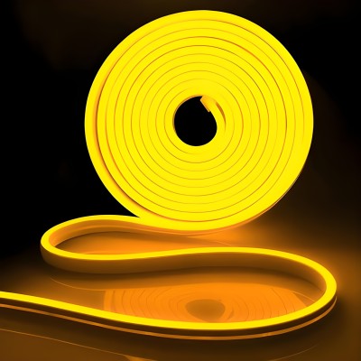 Kingdom 600 LEDs 5 m Yellow Steady Strip Rice Lights(Pack of 5)