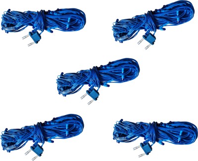 Local Charm 20 LEDs 7 m Blue Steady String Rice Lights(Pack of 5)