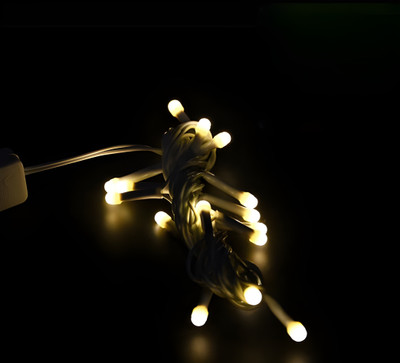 DeoDap 16 LEDs 3 m Yellow Flickering String Rice Lights(Pack of 1)