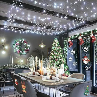 REPISH 36 LEDs 9 m White Steady String Rice Lights(Pack of 1)