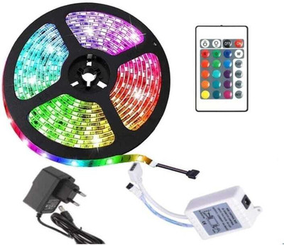 Trendy Styler 115 LEDs 3 m Multicolor Color Changing, Flickering, Steady Strip Rice Lights(Pack of 1)