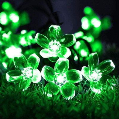 Infiprises 16 LEDs 3 m Green Steady Flower Rice Lights(Pack of 1)