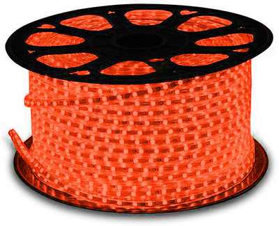Kavyashine 3200 LEDs 40 m Orange Steady Strip Rice Lights(Pack of 1)