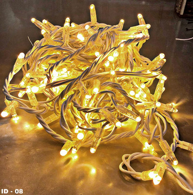 KAVANA 40 LEDs 10 m Yellow Steady String Rice Lights(Pack of 1)