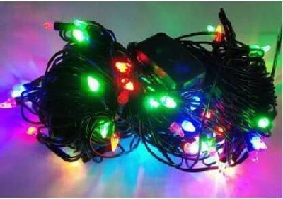 pompeo 25 LEDs 10.06 m Multicolor Color Changing Ball Rice Lights(Pack of 1)