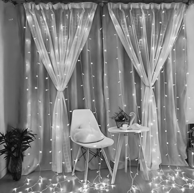 Kingdom 40 LEDs 9 m White Steady String Rice Lights(Pack of 1)