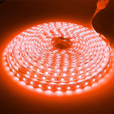 Peafowl Wholesale 1200 LEDs 5 m Orange Steady Strip Rice Lights(Pack of 1)