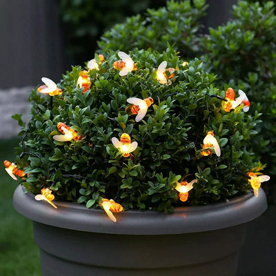 XERGY 16 LEDs 3 m Yellow Steady Wasp Rice Lights(Pack of 1)