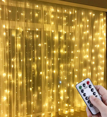 CEELIGHT 300 LEDs 3 m Yellow Steady String Rice Lights(Pack of 1)