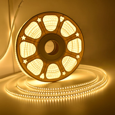 FORUS 600 LEDs 5 m Yellow Steady Strip Rice Lights(Pack of 1)