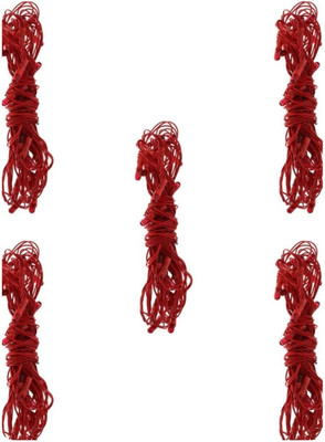 Local Charm 100 LEDs 7 m Red Steady String Rice Lights(Pack of 5)