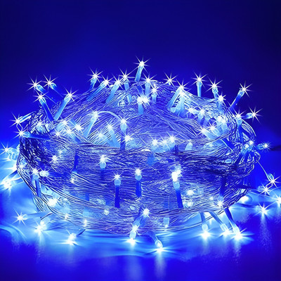Kingdom 98 LEDs 11 m Blue Steady String Rice Lights(Pack of 1)