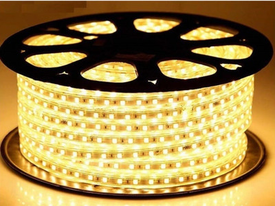 skybright 6000 LEDs 50 m Yellow Steady Strip Rice Lights(Pack of 1)