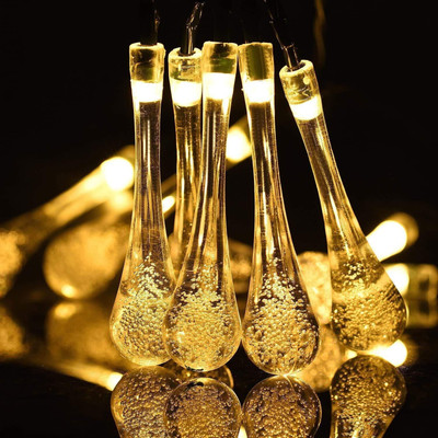 FIZZYTECH 15 LEDs 3 m Yellow Flickering Water Drop Rice Lights(Pack of 1)